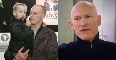 Krzysztof "Diablo" Włodarczyk pojawił się z 24-letnim synem w "DD TVN". Cezary jest podobny do znanego taty? (FOTO)
