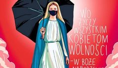 „Wysokie Obcasy” krytykowane za Matkę Boską z logo Strajku Kobiet, europoseł PiS zawiadamia prokuraturę