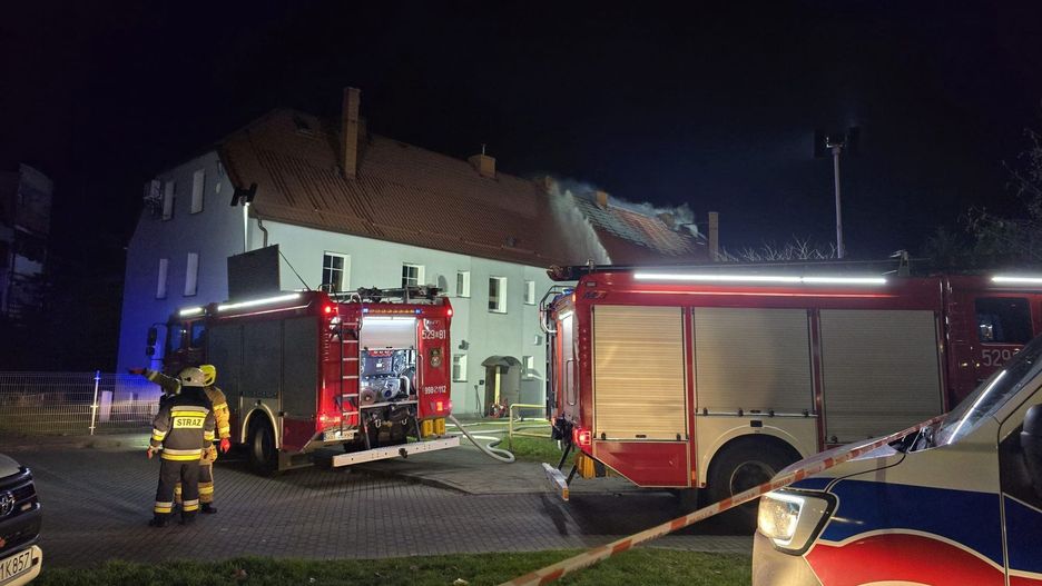 Pożar w Starogardzie