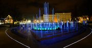 Lublin: Na fontannie multimedialnej pojawiła się kolorowa iluminacja