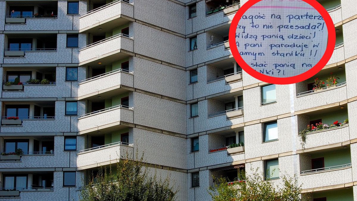 Sąsiedzi często czepiają się i wieszają kartki w bloku