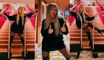 Joanna Liszowska w kozakach wygina się na wózku bagażowym i apeluje: "Przestań marnować czas na DRAMATY INNYCH" (ZDJĘCIA)