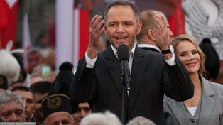 Edzio, Ramzes i Aramis. Karol Nawrocki ma w rezydencji konie