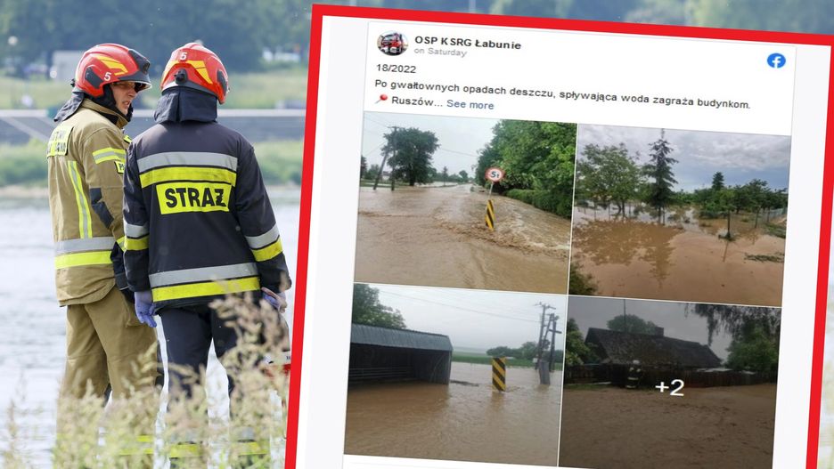 Ogromna ulewa w powiecie zamojskim 