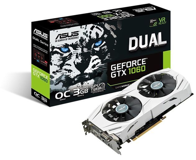 ASUS GeForce GTX 1060 Dual OC 3G karta graficzna