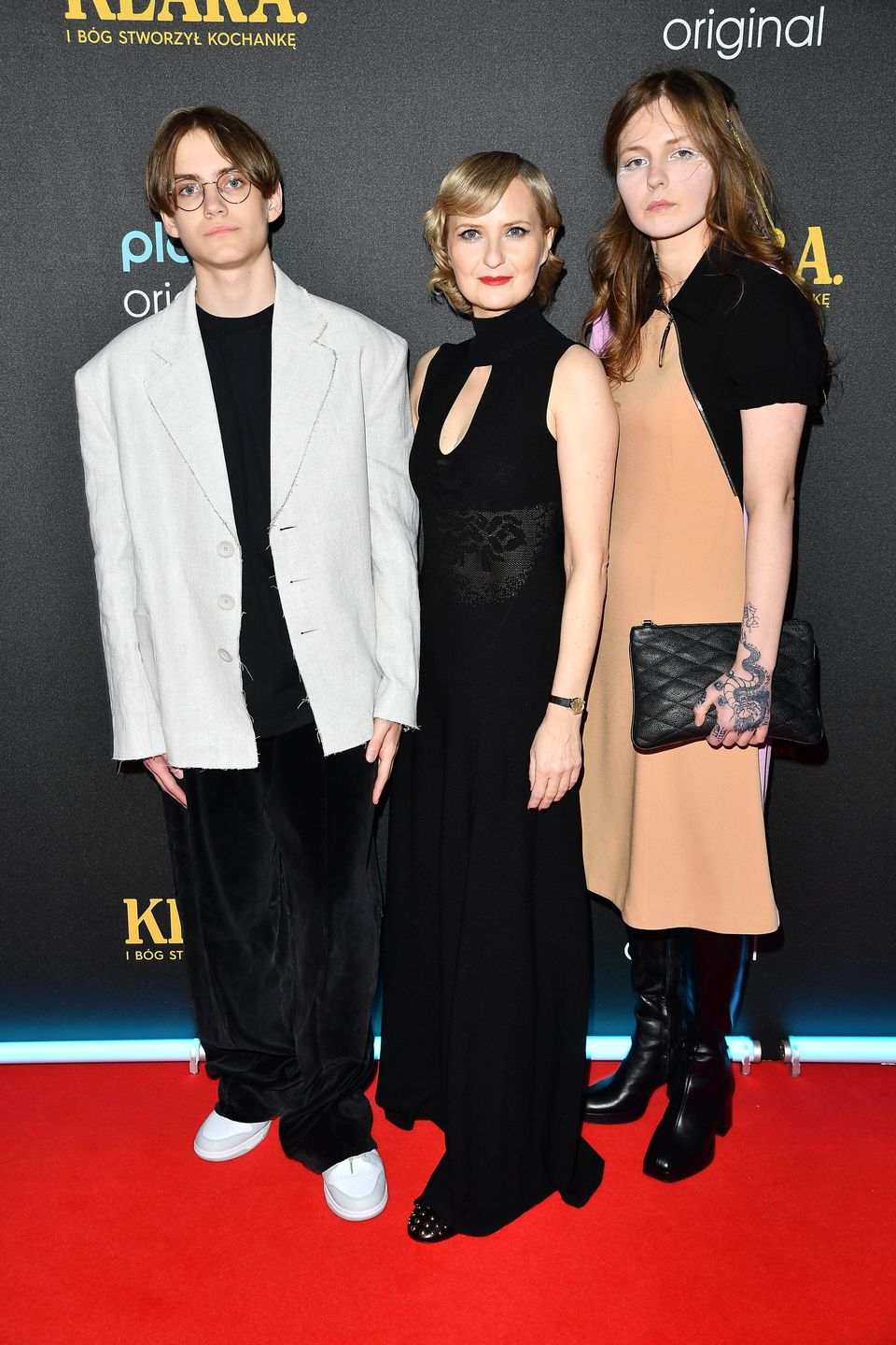 Izabela Kuna z dziećmi