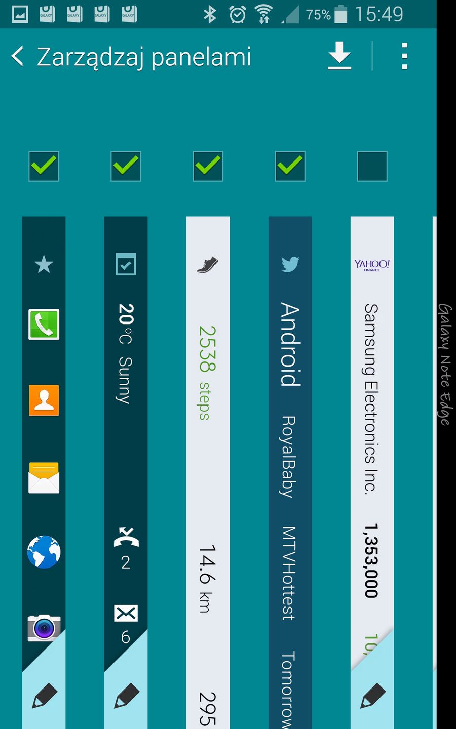Galaxy Note Edge - test i recenzja smartfona z ekranem krawędziowym 27
