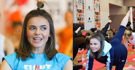 Zwinna Edyta Herbuś ćwiczy jogę na Festiwalu Off Camera (FOTO)