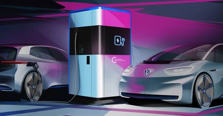Volkswagen to nie tylko silniki TDI. Koncern pokazał mobilną stację ładowania