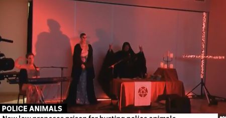 Program został nagle przerwany. Widzowie zobaczyli satanistyczny rytuał