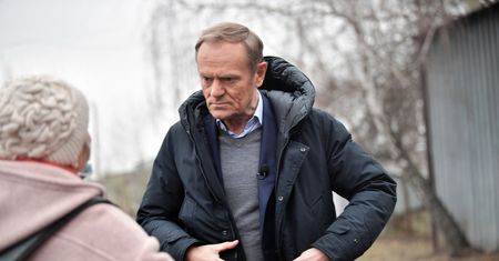 Incydent po konferencji Tuska. "Fałszywa propaganda"