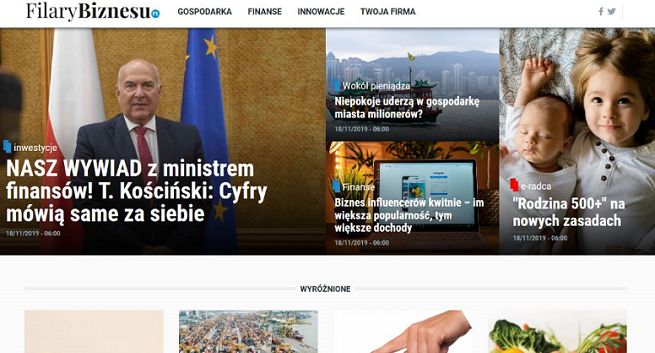 Wydawca Niezalezna.pl uruchomił Filarybiznesu.pl, na czele serwisu Łuczuk i Wierzchołowski