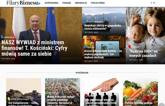 Wydawca Niezalezna.pl uruchomił Filarybiznesu.pl, na czele serwisu Łuczuk i Wierzchołowski