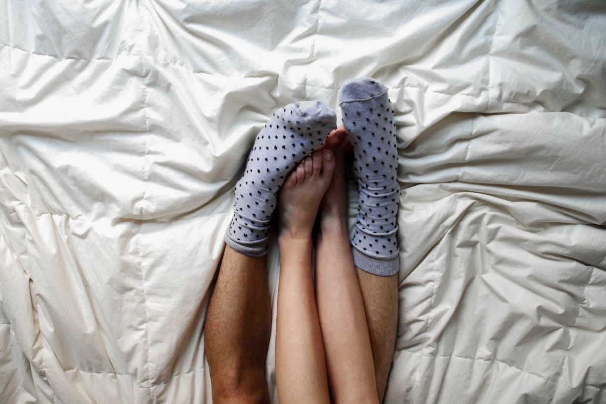 Sleeping in socks has a big impact on the intimate sphere.