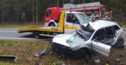 Dramat na drodze. Dwie ofiary wypadku pod Białymstokiem