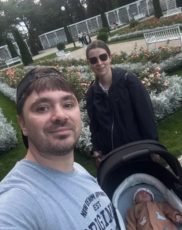 Daniel Martyniuk i Faustyna z synem