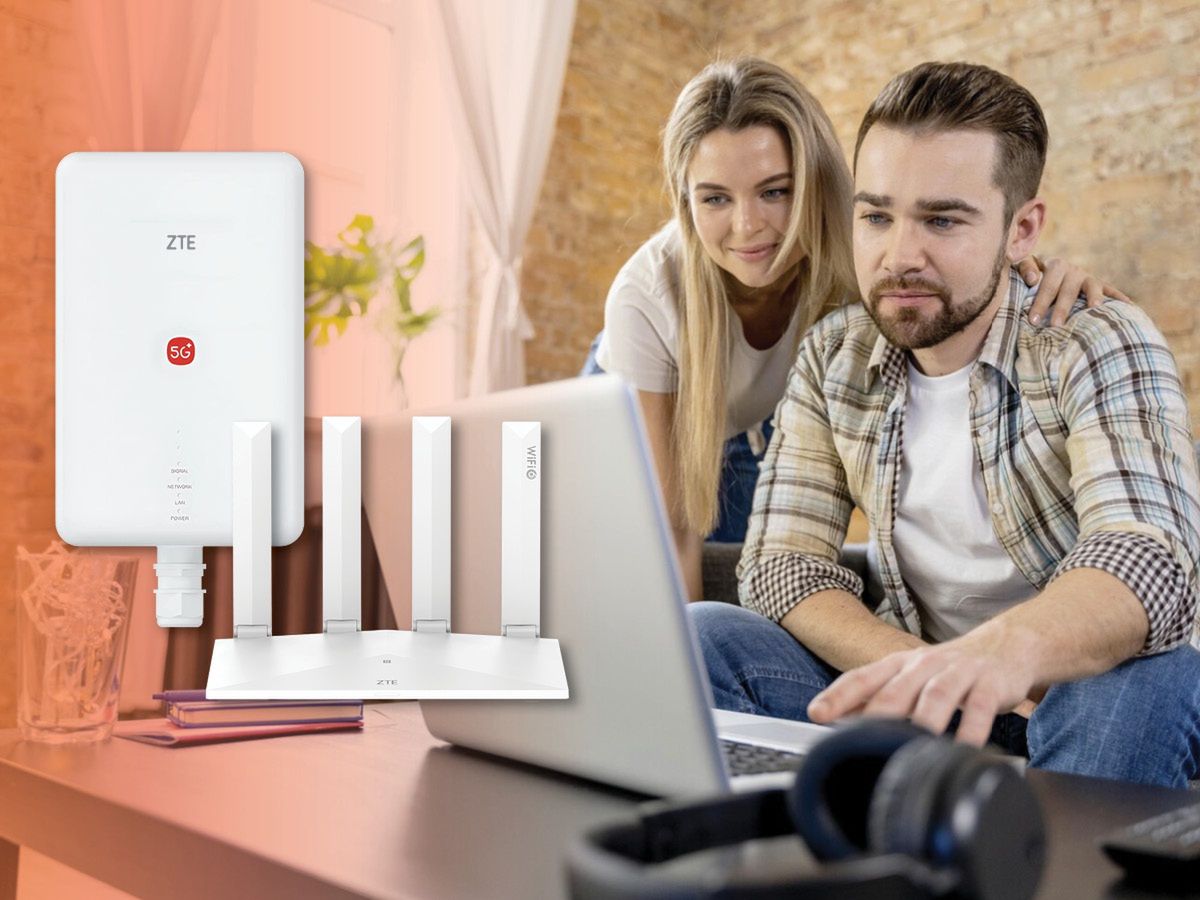 Orange poszerza ofertę o zestaw routerów ZTE: 5G na zewnątrz, Wi-Fi 6 w środku