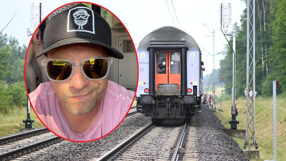 Maciej Stuhr opisał podróż PKP
