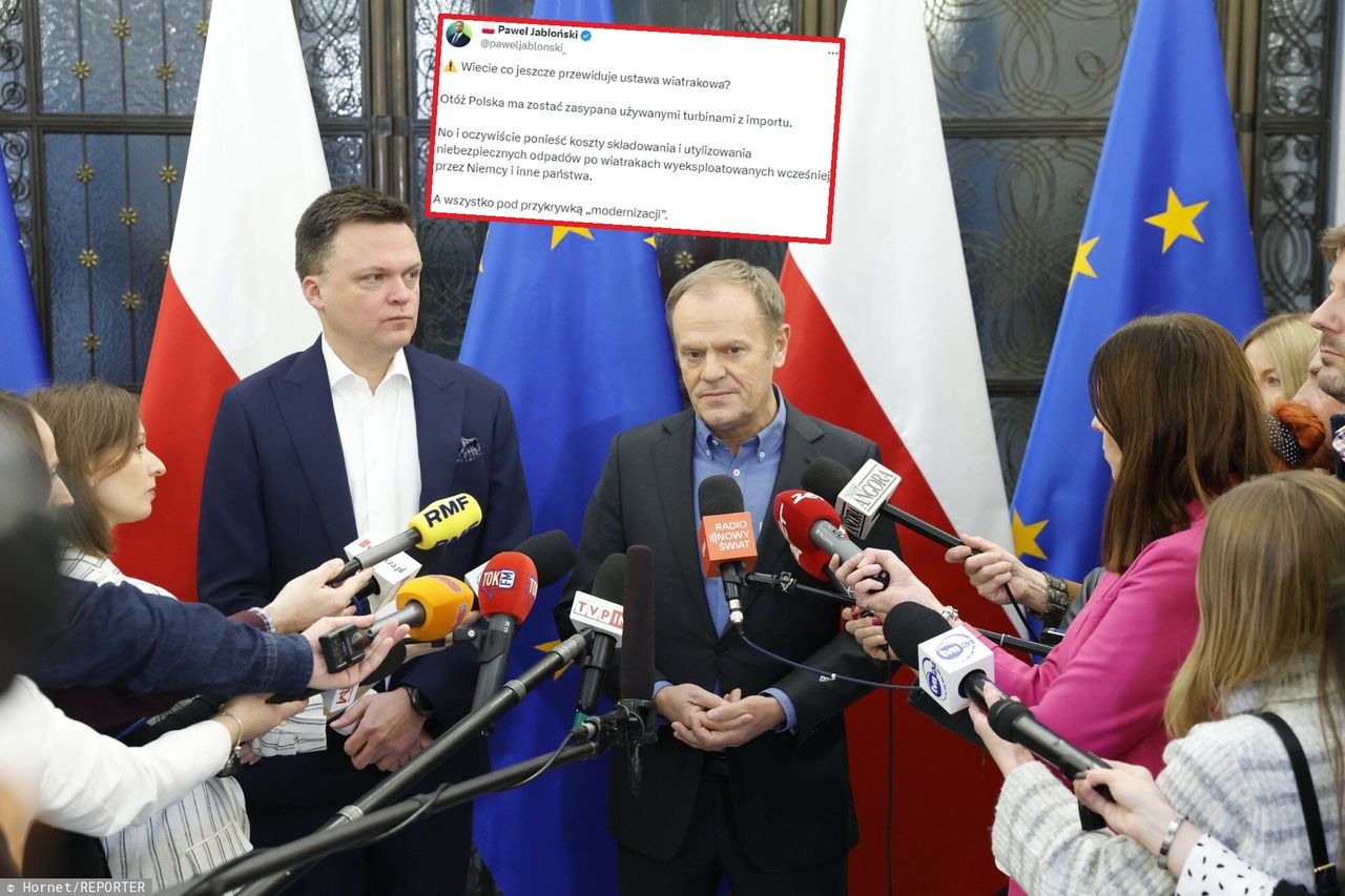 "Polskę zasypią używane turbiny". PiS alarmuje ws. ustawy wiatrakowej