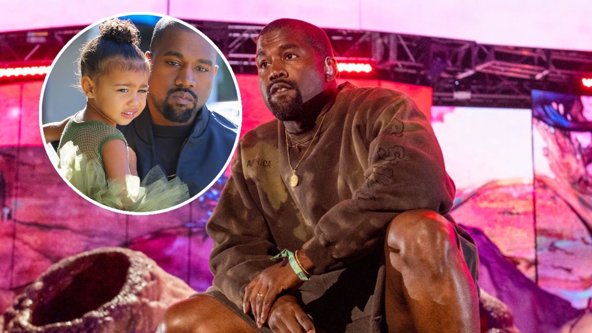 Kanye West z North w 2015 roku