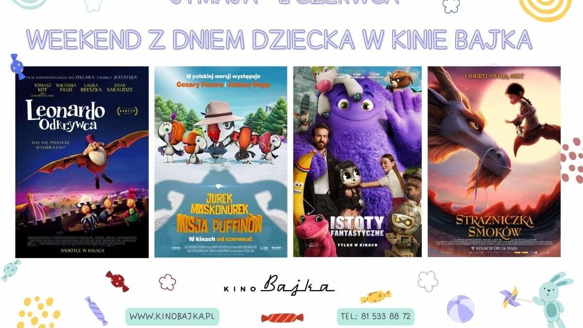 grafika Weekend z Dniem Dziecka w Kinie Bajka