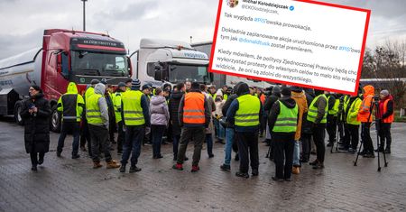 "PiS-owska prowokacja". Kołodziejczak oburzony
