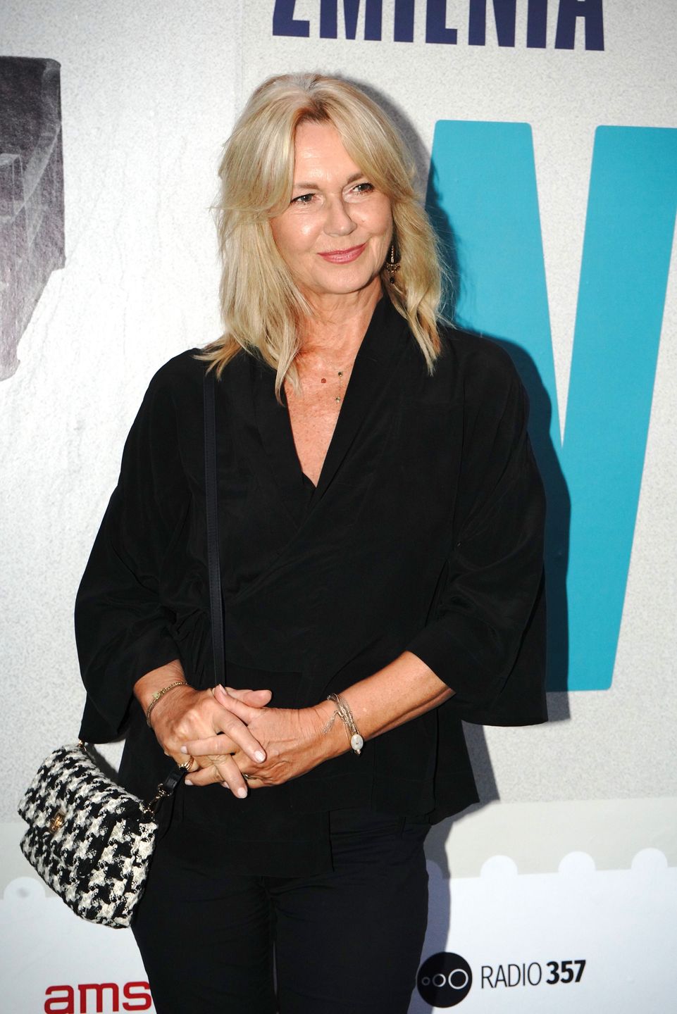 Grażyna Torbicka z mężem na premierze