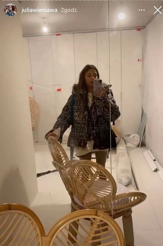 Julia Wieniawa przez cały czas remontu nowego mieszkania zdawała relacje z postępu prac na swoim Instagramie
