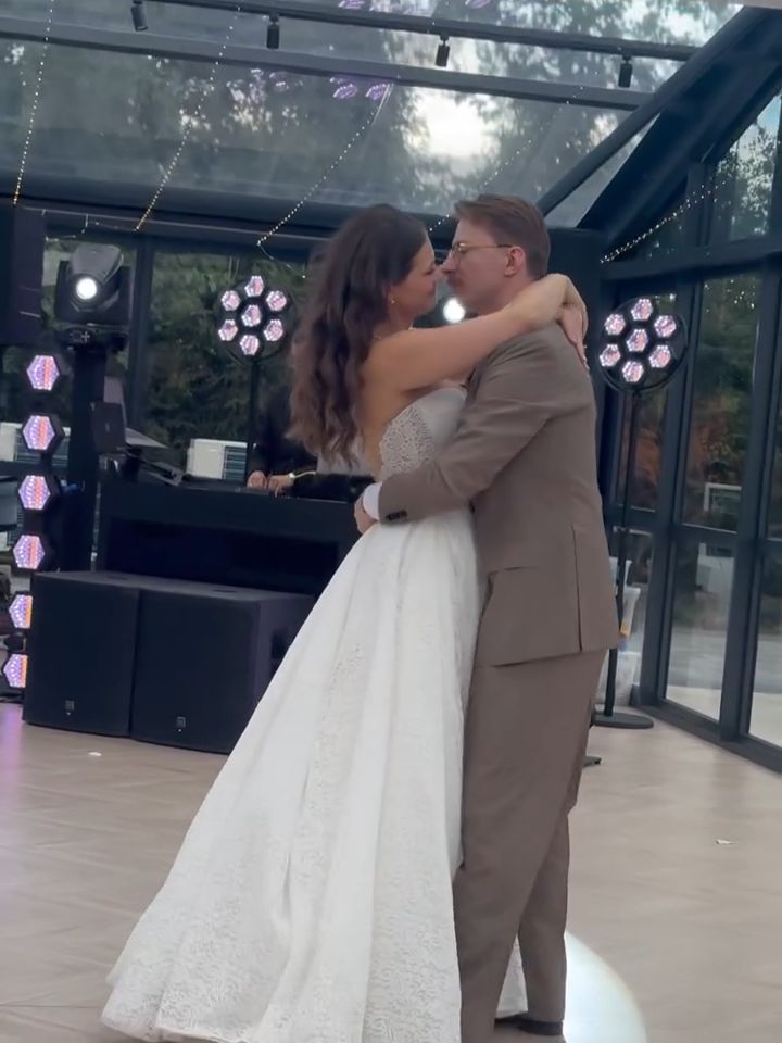 Martyna Kaczmarek z mężem