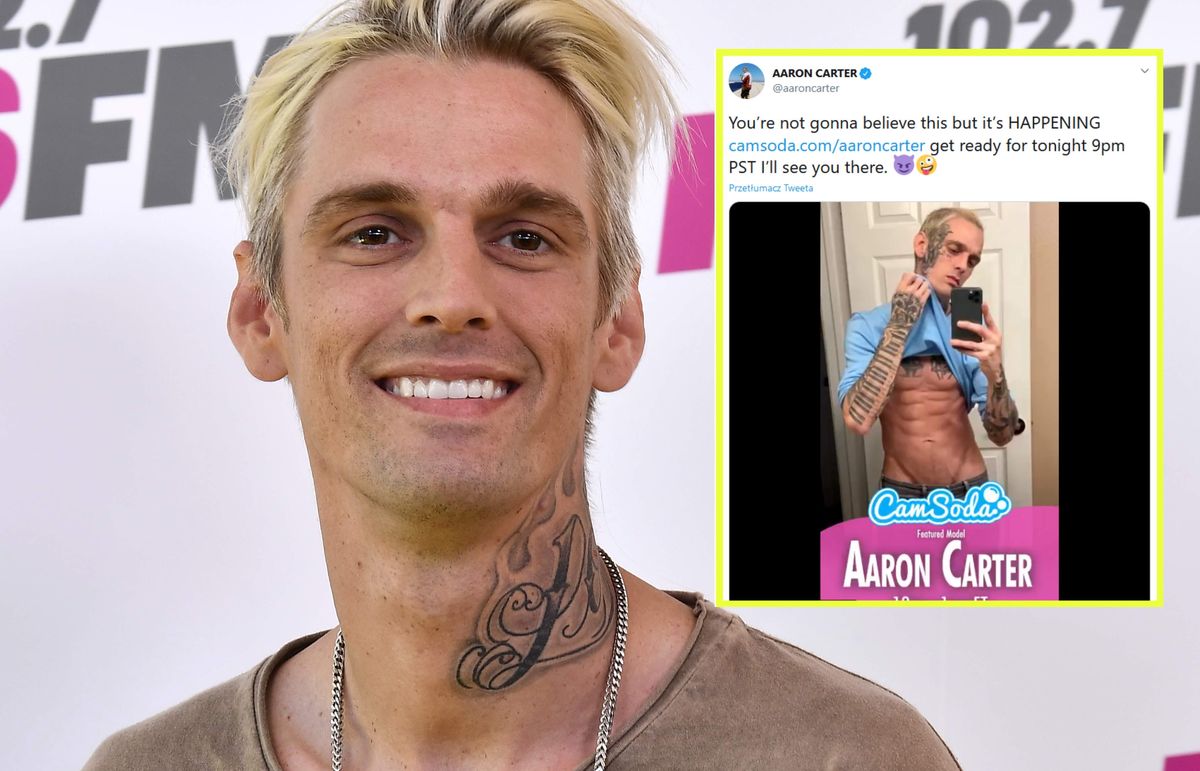 Aaron Carter dodał kolejne "zajęcie" do swojego CV