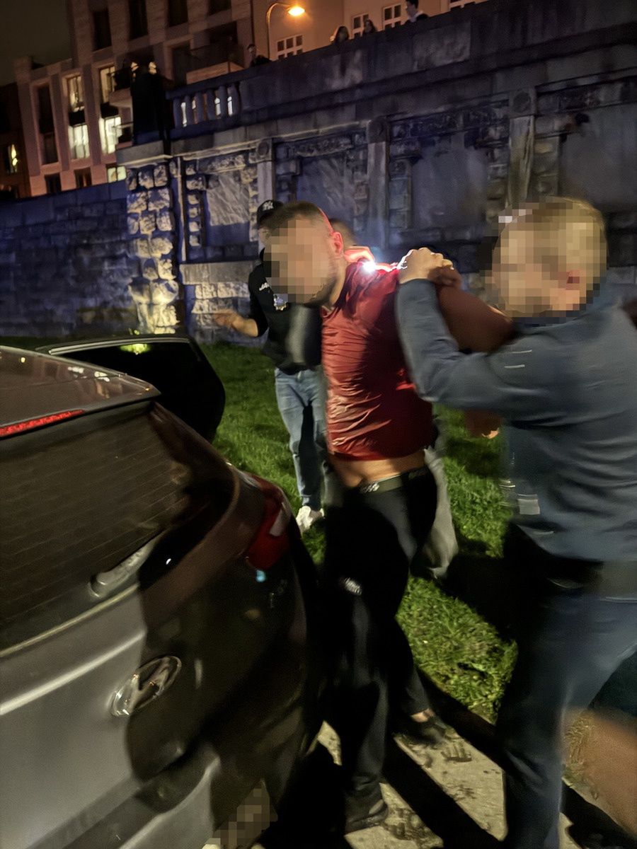 Zatrzymany mężczyzna 