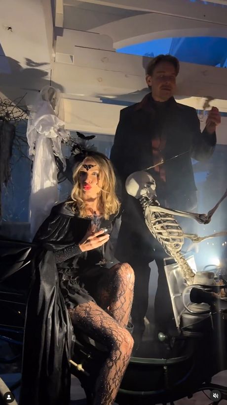 Agnieszka Woźniak-Starak świętuje Halloween