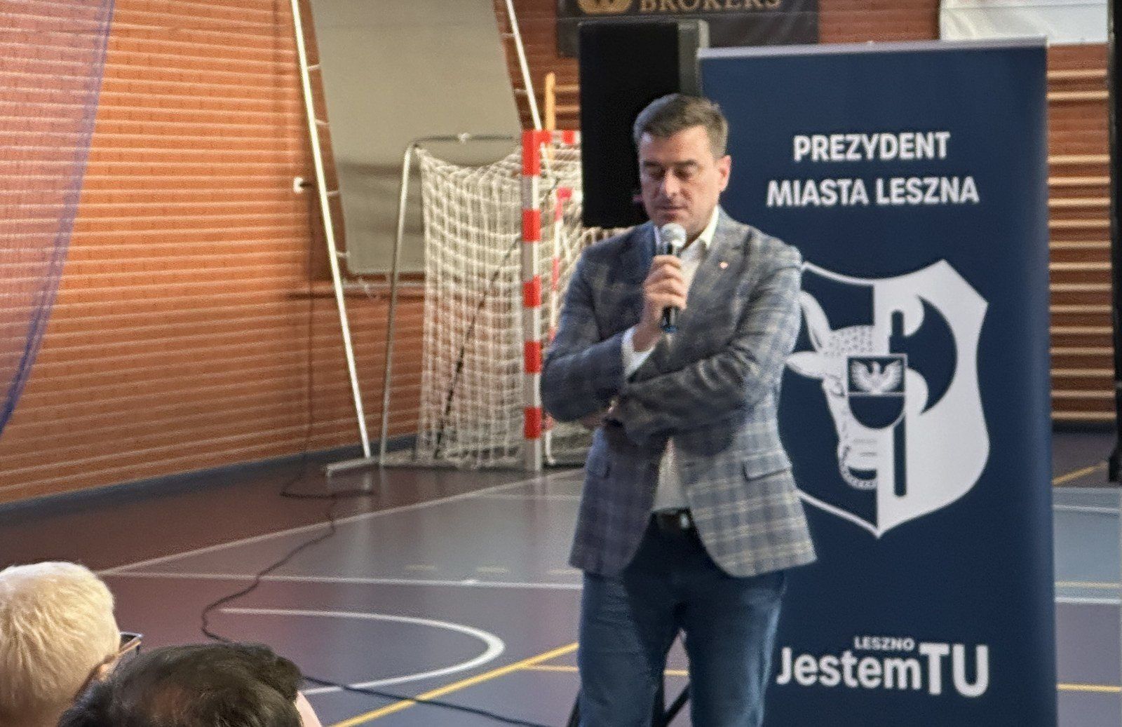 Spotkanie mieszkańców Zaborowa z prezydentem Leszna