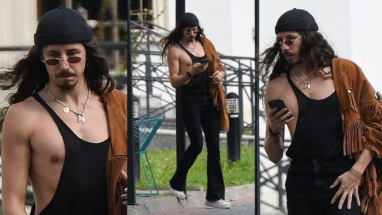 Michał Szpak przepędza jesień letnią stylizacją