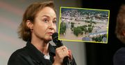 Kłodzko pod wodą. Aktorka pokazała, jak wyglądają jej rodzinne strony