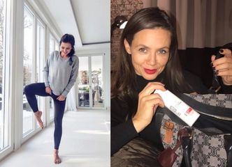 Anna Lewandowska reklamuje kremy Rusin i... legginsy (FOTO)