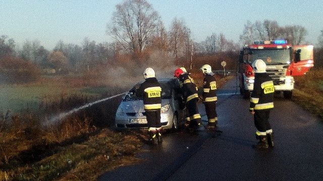 Pożar auta