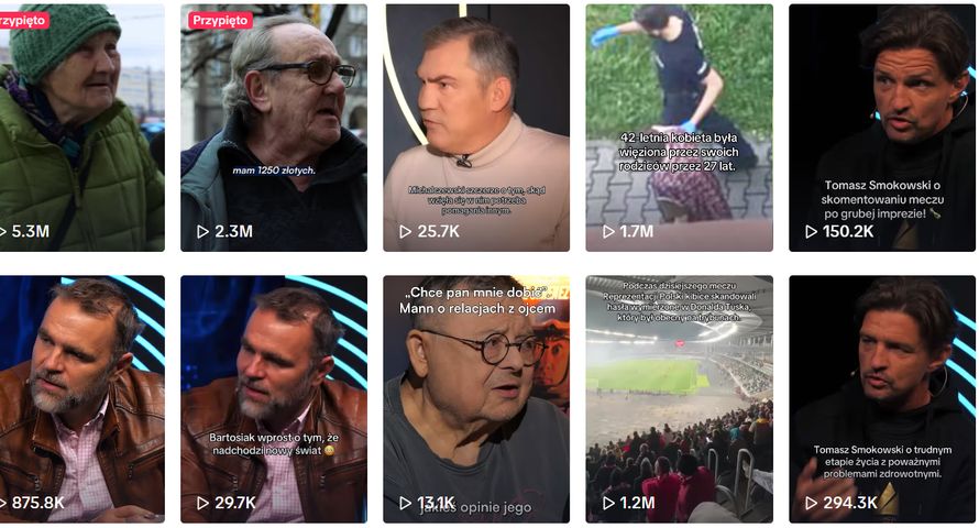 Media informacyjne zdominowały TikToka. Polsat przed Netflixem