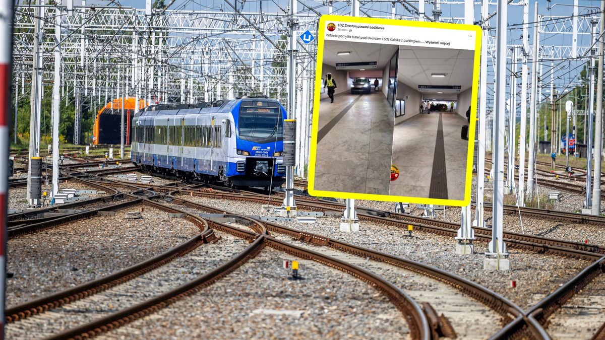 Kobieta wjechała do tunelu pod dworcem.