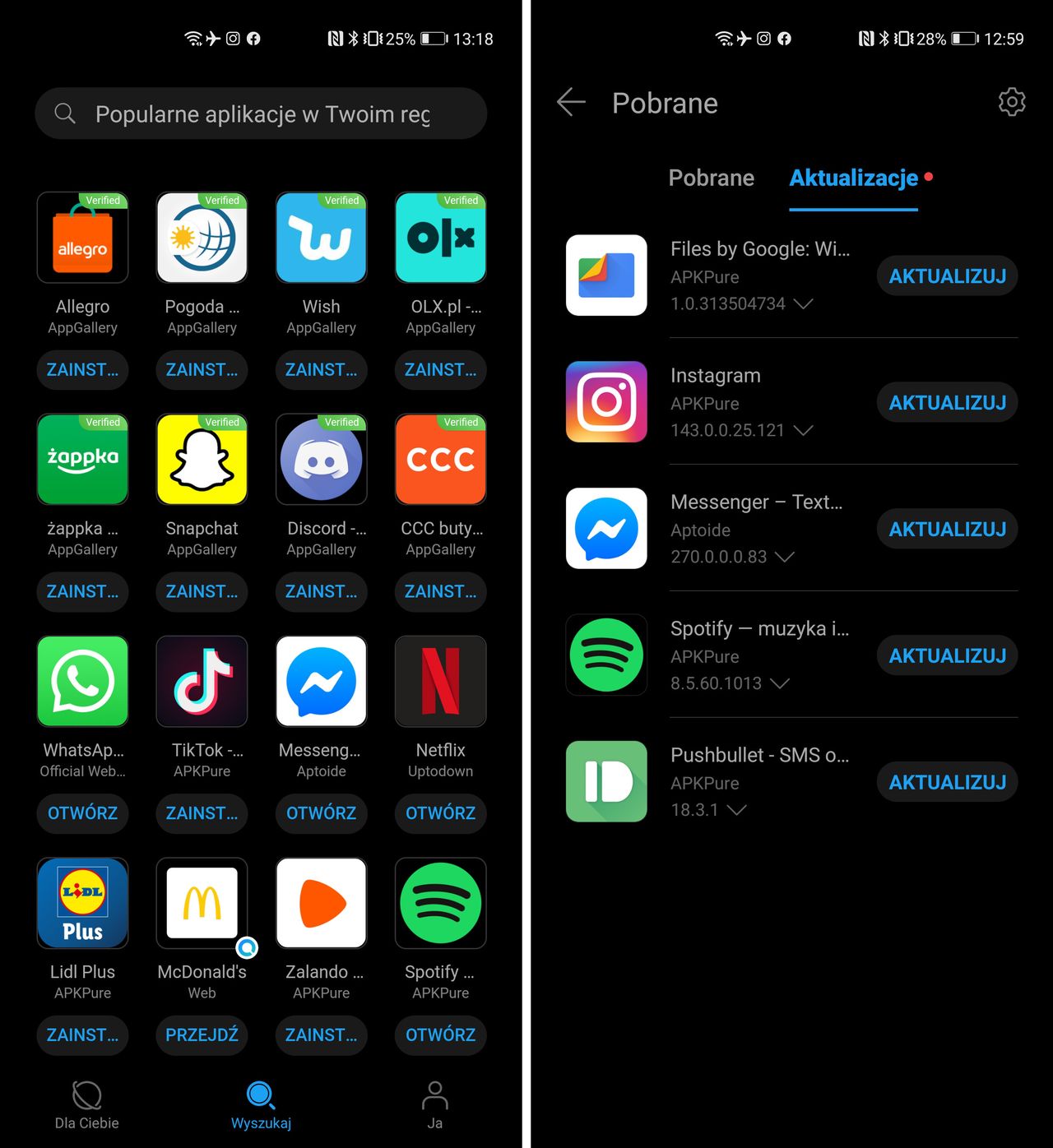 Huawei Petal to nowa wyszukiwarka aplikacji. Tak, pozwala pobrać apki Google'a