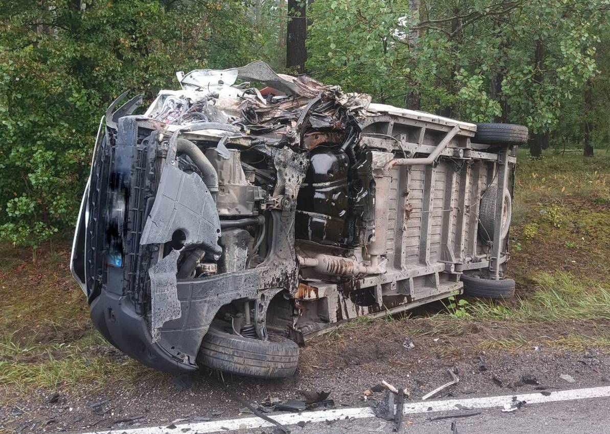 Warmińsko-Mazurskie: Groźny wypadek na DK 58. Droga zablokowana