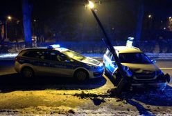 Bytom. Policyjny pościg za pijanym kierowcą. Ucierpiał radiowóz