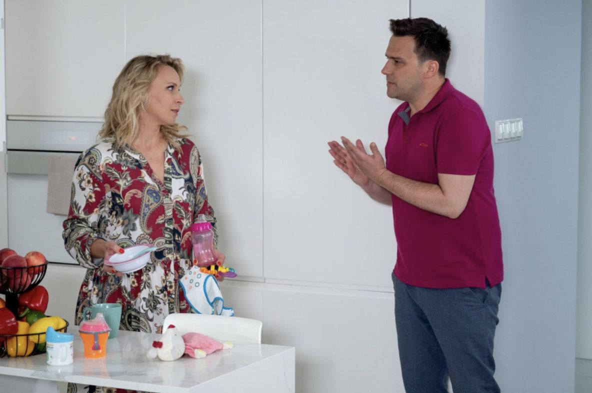 Paulina Holtz i Michał Lesień w "Klanie"