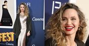 Angelina Jolie w kręconych włosach promienieje na festiwalu w Los Angeles