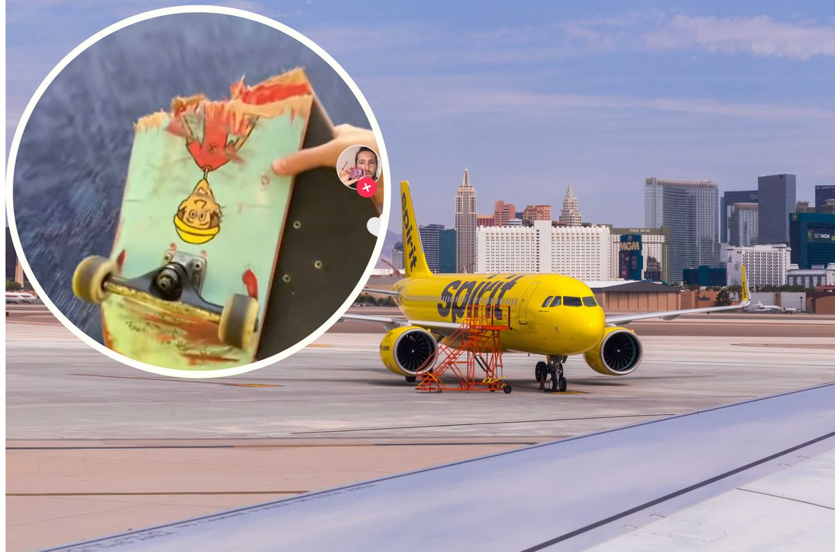 Pasażer znalazł ciekawy sposób, aby uniknąć płacenia za ponadwymiarowy bagaż