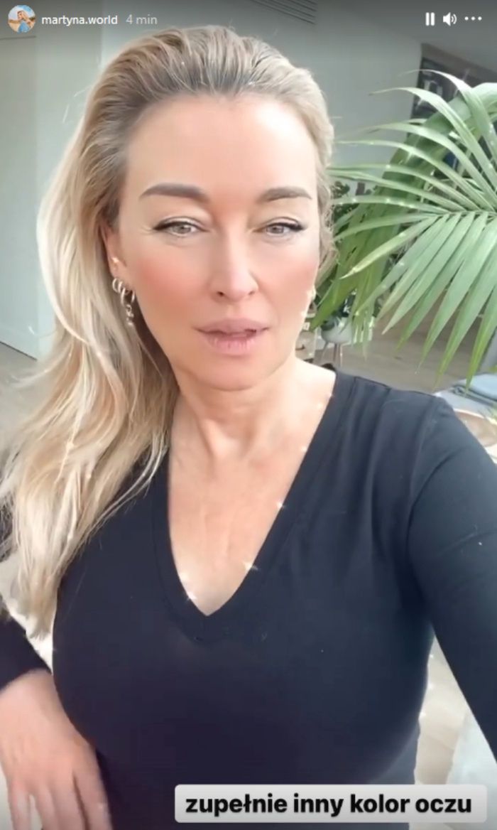 Martyna Wojciechowska pokazuje twarz poprawioną filtrami z instagrama
