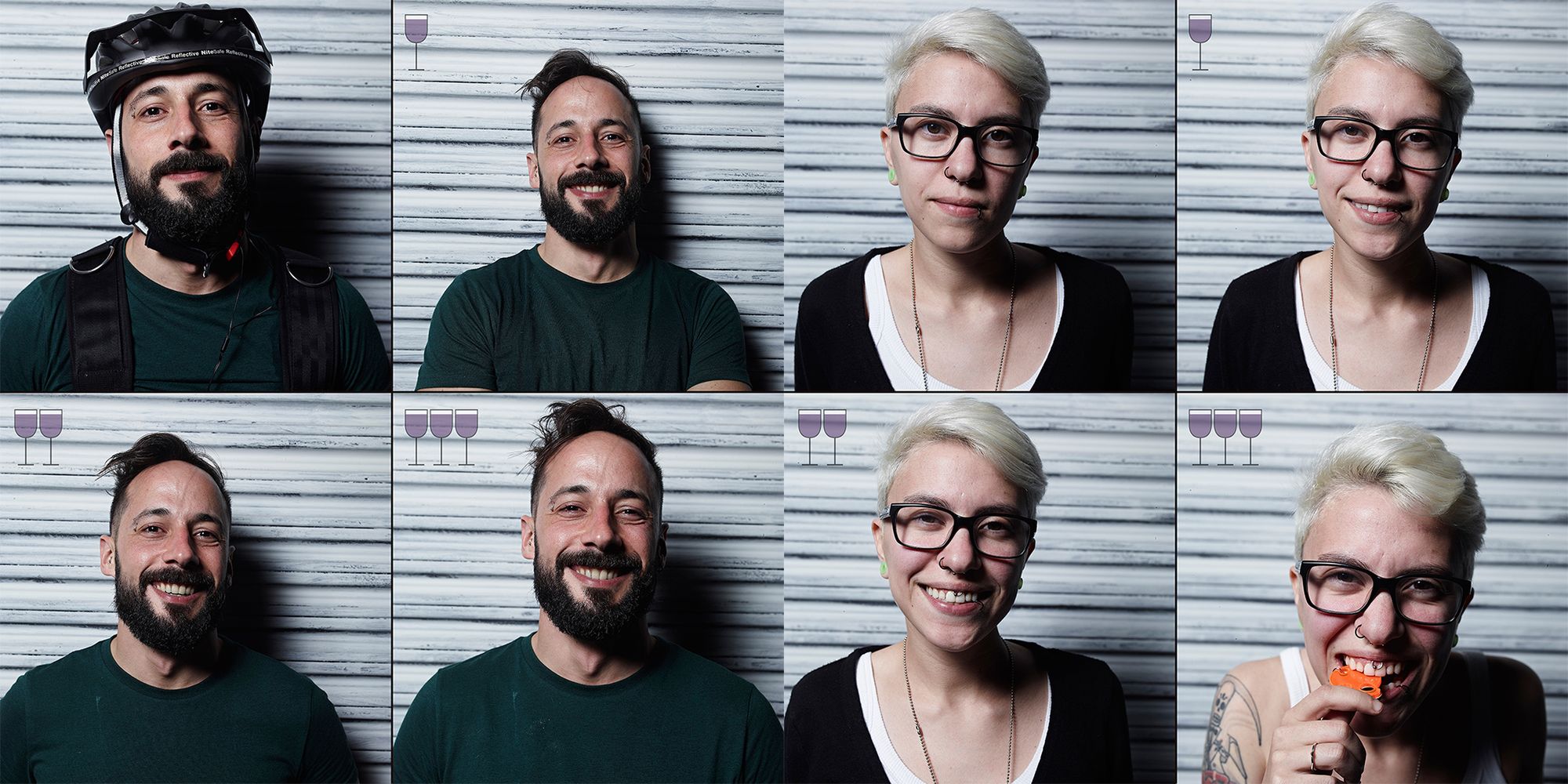 Zastanawialiście się kiedyś jak wyglądacie po 1, 2 i 3 lampkach wina? 15