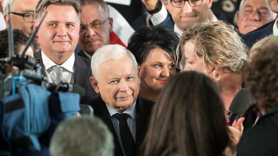 Jarosław Kaczyński na konwencji PiS