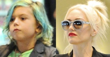 Syn Gwen Stefani przefarbował włosy!