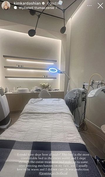 Kim Kardashian zachwala salon Joanny Czech